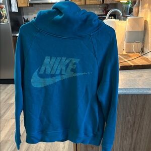 Nike Blue Sweatshirt with Logo